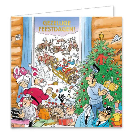 Comello Jan van Haasteren Kerstkaarten - Joy Ride - Versieren
