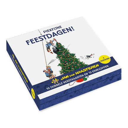 Comello Jan van Haasteren Kerstkaarten Optuigen 10 Stuks