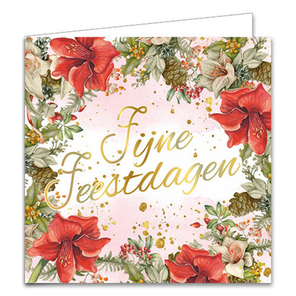 Comello Janneke Brinkman Kerstkaarten Bloemenkrans