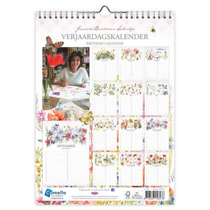 Comello Janneke Brinkman Klaproos Verjaardagkalender