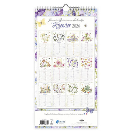 Comello Janneke Brinkman Maandnotitiekalender 2026 Winde