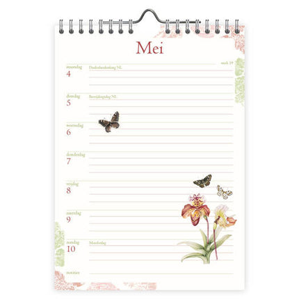 Comello Janneke Brinkman Weeknotitiekalender 2026 Orchidee