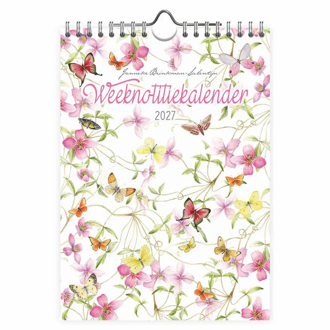 Comello Janneke Brinkman Weeknotitiekalender 2027 Clematis