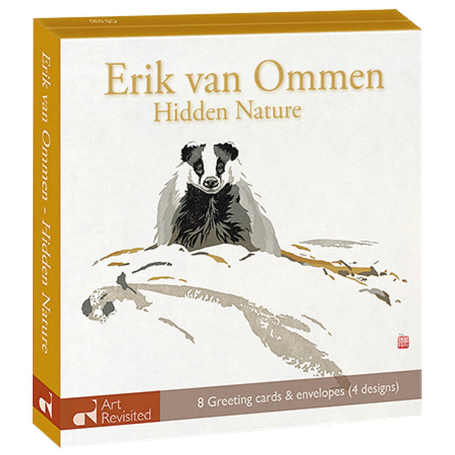Comello Kaartenmapje Erik van Ommen – Hidden Nature 8 Stuks