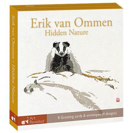Comello Kaartenmapje Erik van Ommen – Hidden Nature 8 Stuks