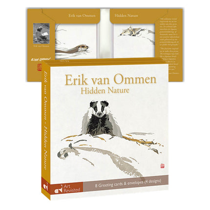 Comello Kaartenmapje Erik van Ommen – Hidden Nature 8 Stuks