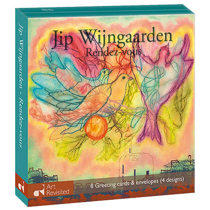 Comello Kaartenmapje Jip Wijngaarden – Rendez-vous 8 Stuks
