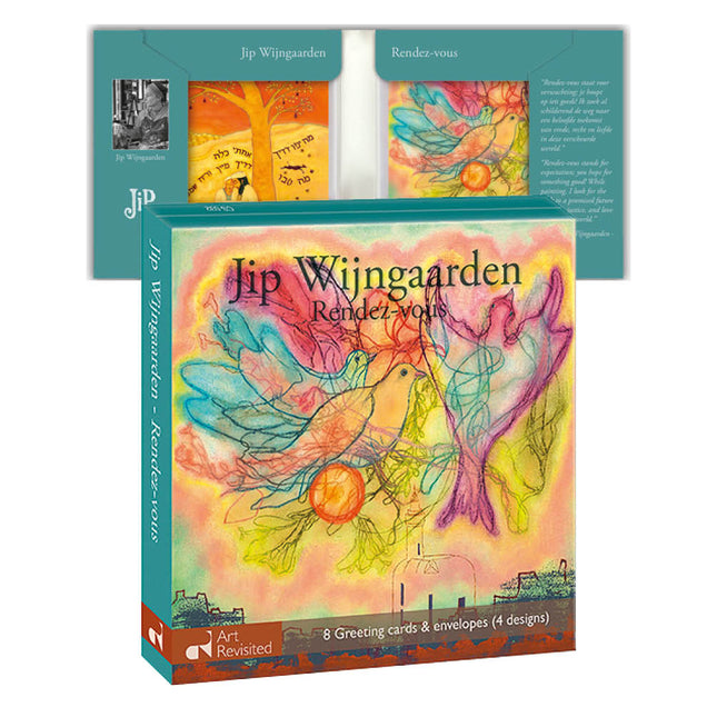 Comello Kaartenmapje Jip Wijngaarden – Rendez-vous 8 Stuks