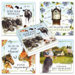 Comello Kaartenmapje Lang leve de Boerderij, Hiep hiep Boeraa! 10 stuks