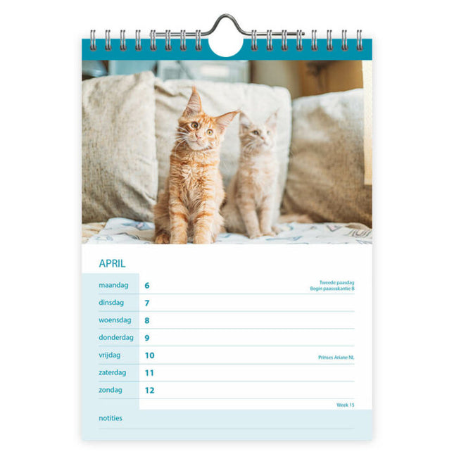 Comello Katten WEEKnotitiekalender 2026