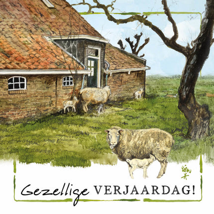 Comello Lang leve de Boerderij Wenskaarten 8 Stuks