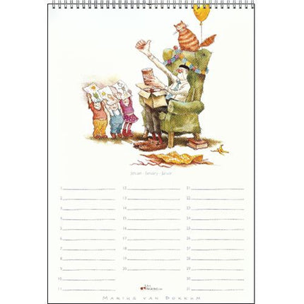 Comello Marius van Dokkum Opa Jan Verjaardagskalender