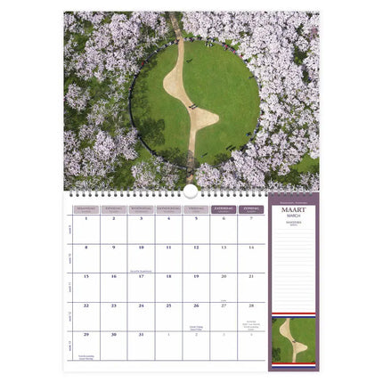 Comello Nederland in Vogelvlucht Kalender 2027 Panorama