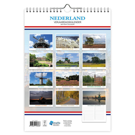 Comello Nederland Verjaardagskalender A4