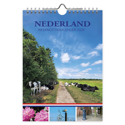 Comello Nederland WEEKnotitiekalender (koeien) 2026
