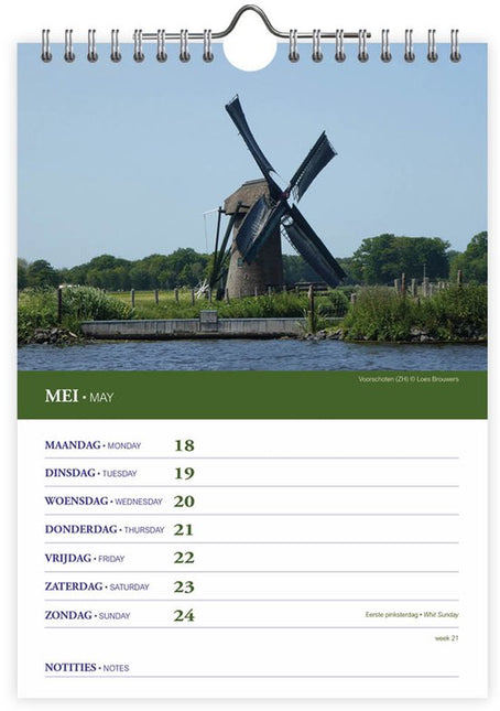 Comello Nederland WEEKnotitiekalender (koeien) 2026