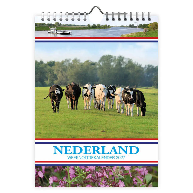 Comello Nederland WEEKnotitiekalender Koeien 2027