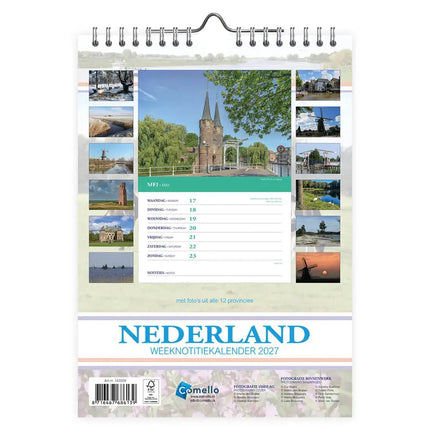 Comello Nederland WEEKnotitiekalender Koeien 2027