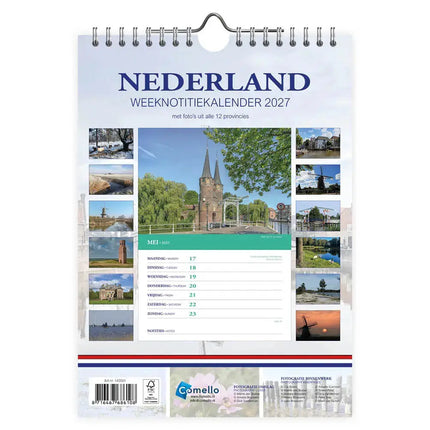 Comello Nederland WEEKnotitiekalender Molen 2027