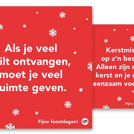 Comello Omdenken Kerstkaarten