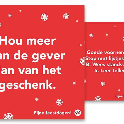 Comello Omdenken Kerstkaarten