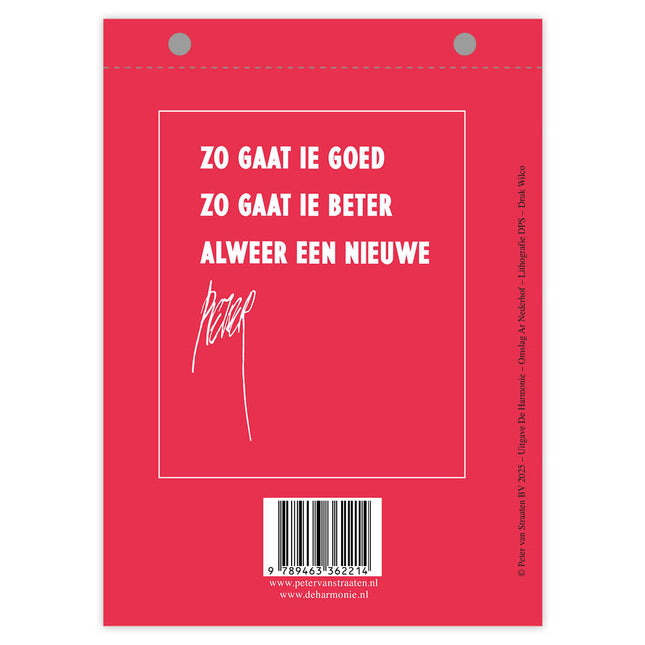 Comello Peter van Straaten Scheurkalender 2026