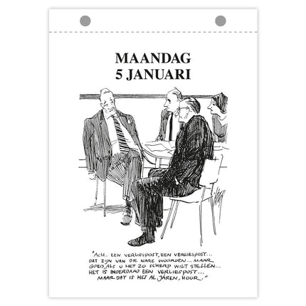 Comello Peter van Straaten Scheurkalender 2026
