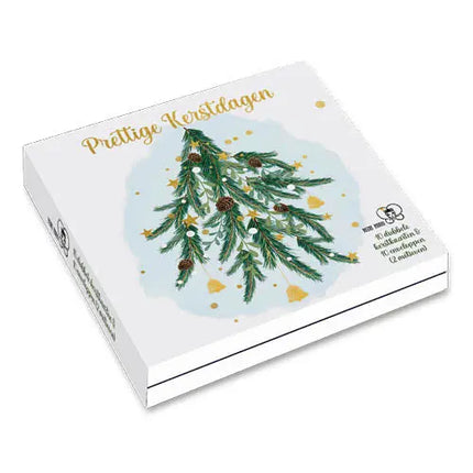 Comello Petit Paris Kerstkaarten - Roodborstje - Kersttak