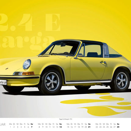 Comello Porsche (Best of Zuffenhausen) Kalender 2027
