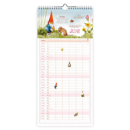 Comello Rien Poortvliet Familienotitiekalender 2026