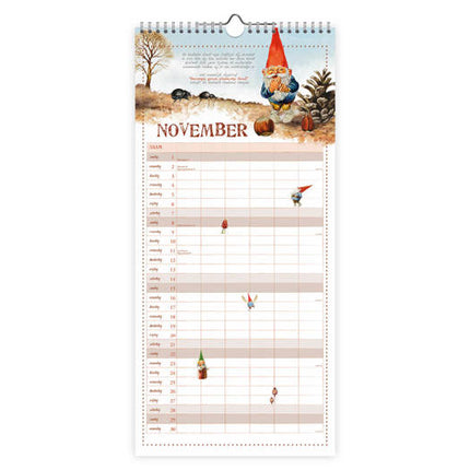 Comello Rien Poortvliet Familienotitiekalender 2026