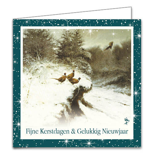 Comello Rien Poortvliet Kerstkaarten Fazanten