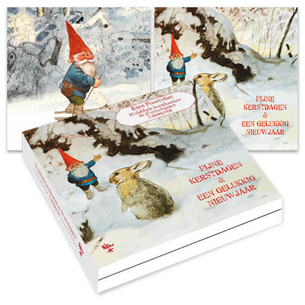 Comello Rien Poortvliet Kerstkaarten Kerstgroet 10 Stuks