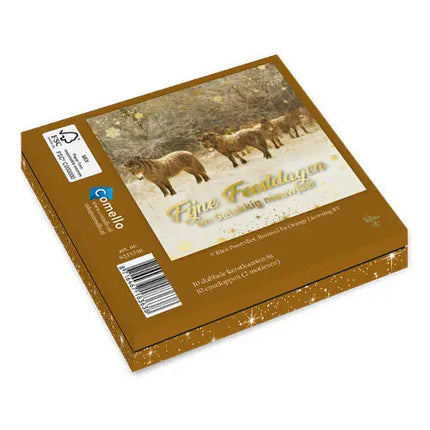 Comello Rien Poortvliet Kerstkaarten Natuur - Ree - Paarden