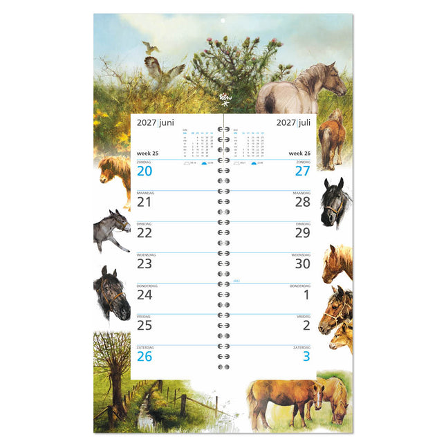 Comello Rien Poortvliet Omlegweek Op Schild 2027 Paarden