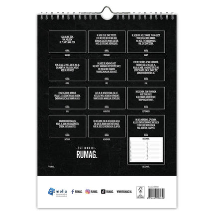 Comello Rumag Verjaardagskalender