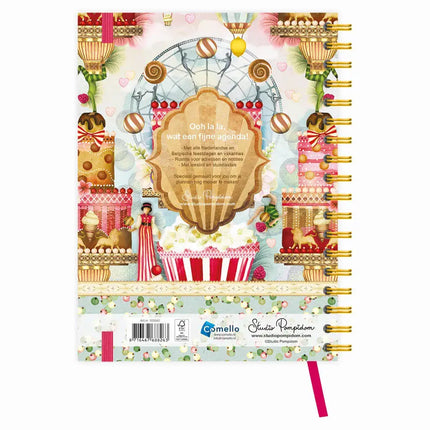 Comello Studio Pompidom bureau-agenda (harde kaft) Popcorn 2027