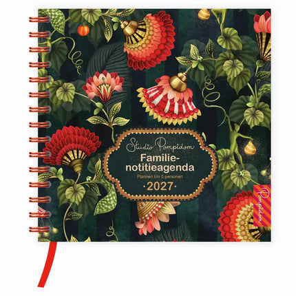 Comello Studio Pompidom Familie Notitieagenda 2027 5 Personen Circus (Harde kaft)