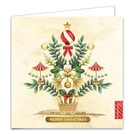 Comello Studio Pompidom Kerstkaarten -  Reindeer Carousel – Christmas Circus