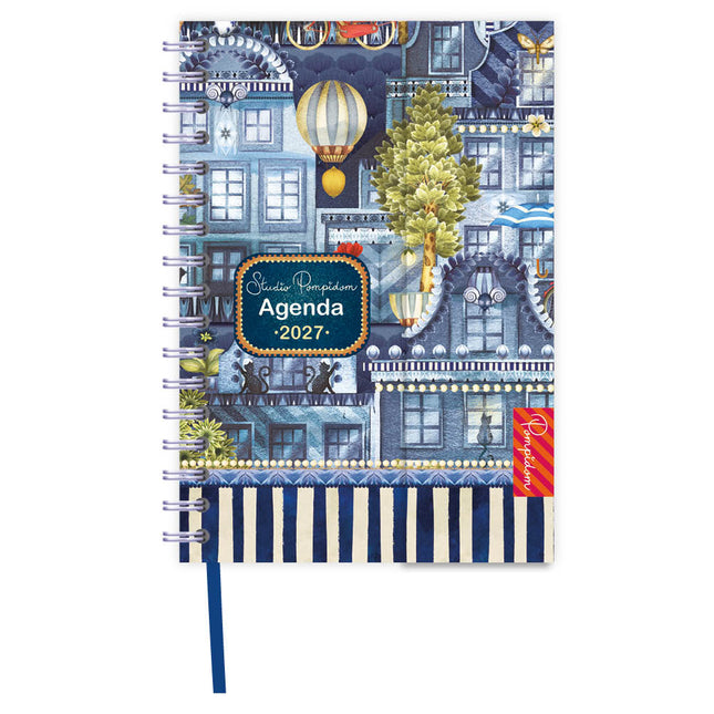 Comello Studio Pompidom Spiraalagenda (luxe) Going Dutch 2027