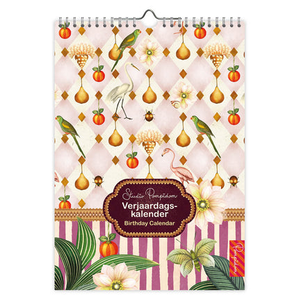 Comello Studio Pompidon A4 Verjaardagskalender
