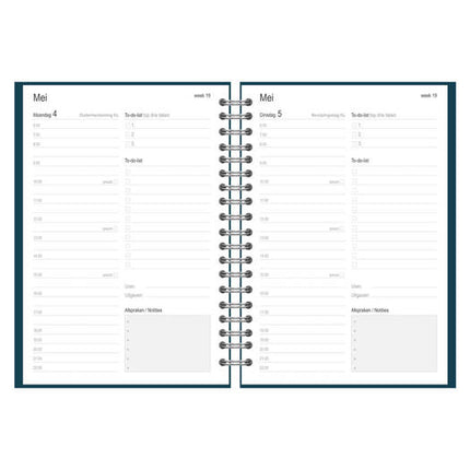 Comello Thuiswerkagenda 2026 A4 Blauw