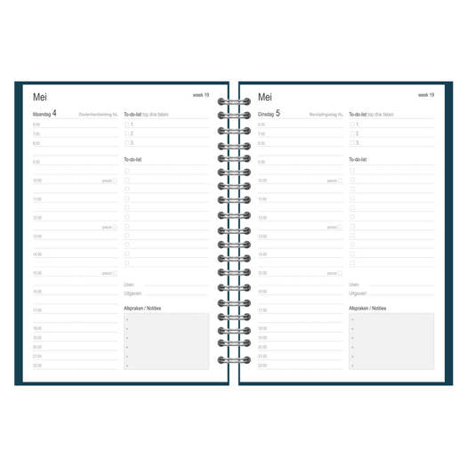 Comello Thuiswerkagenda 2026 A4 Blauw