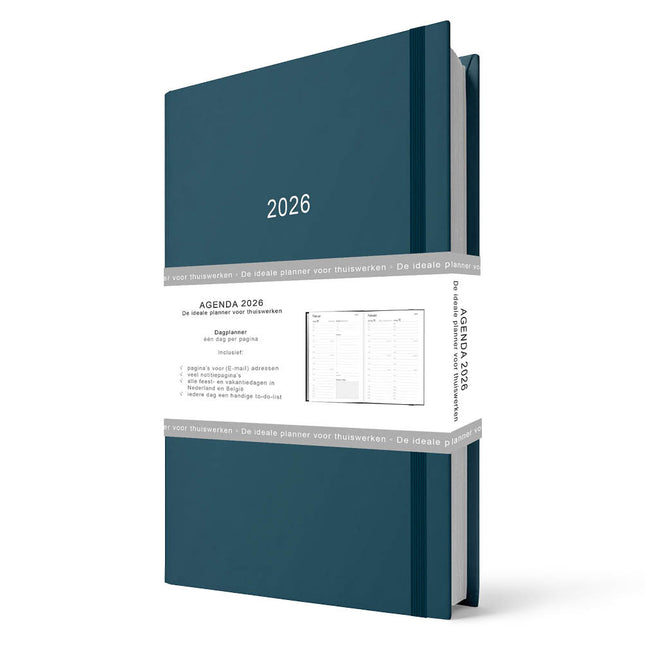 Comello Thuiswerkagenda 2026 A5 Blauw
