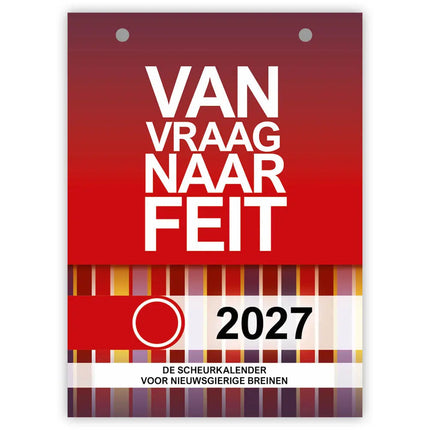 Comello Van Vraag naar Feit Scheurkalender 2027