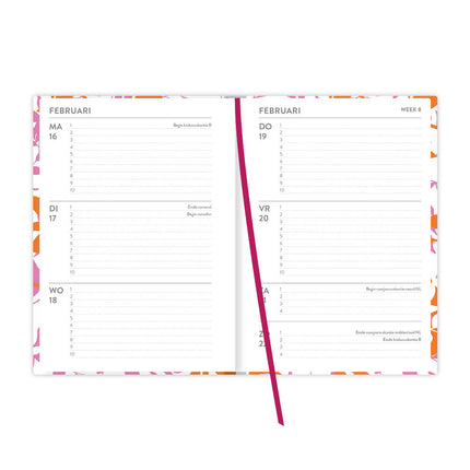Comello Weekagenda Smal Cheerful Leaves 2026