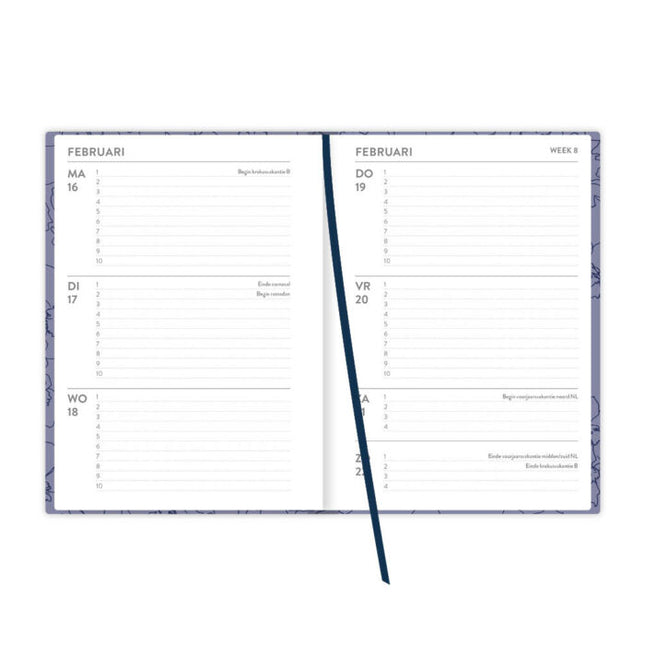 Comello Weekagenda Small Feeling Blue 2026