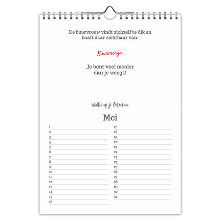 Comello What’s up je boterham Verjaardagskalender A4