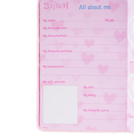 CoolPack Disney Stitch Plush Notitieboek A5 Pink