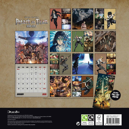 Danilo Attack On Titan Kalender 2026